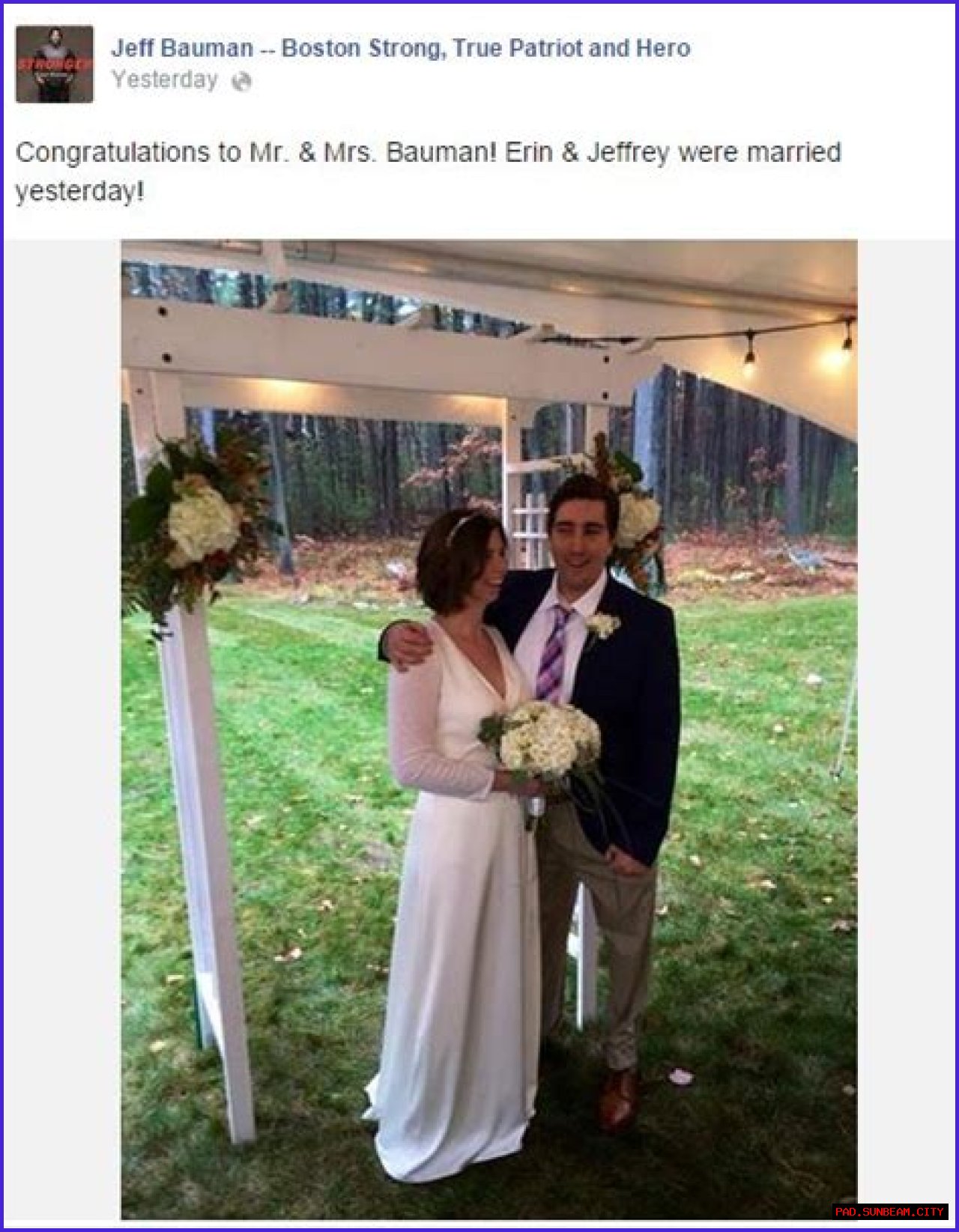 Erin Hurley, Jeff Bauman's Beacon Of Hope